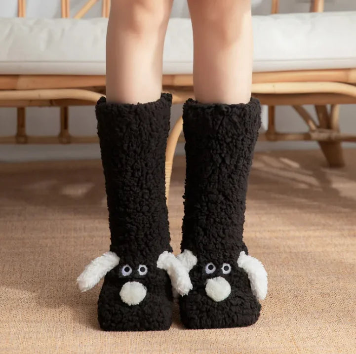 PXW Women’s Plush Dog Socks