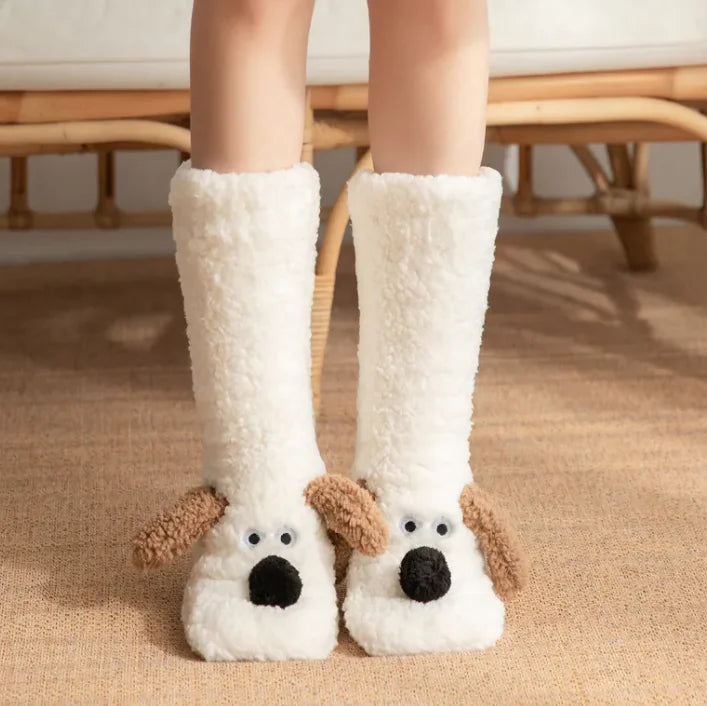 PXW Women’s Plush Dog Socks