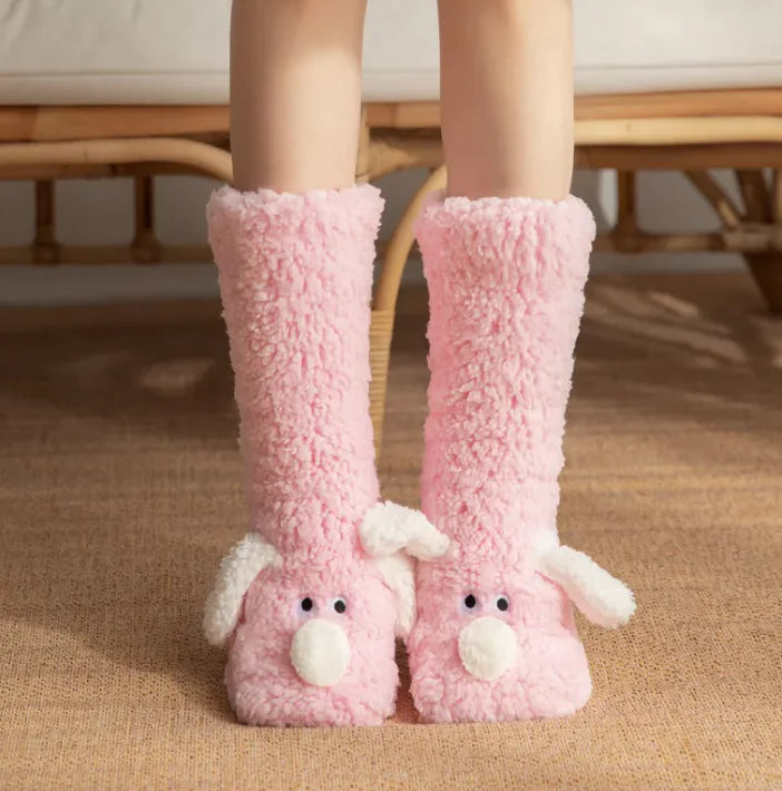 PXW Women’s Plush Dog Socks