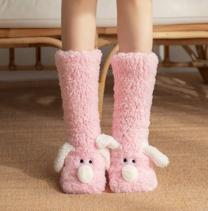 PXW Women’s Plush Dog Socks